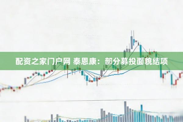 配资之家门户网 泰恩康：部分募投面貌结项